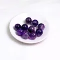 Sfere di cristallo di ametista naturale viola per la creazione di gioielli fai-da-te - Sfera di Ametista Scura