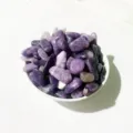 Natural purple amethyst tumbled stones for home decor and crystal healing therapy - Lilac Stone / 100g Pack