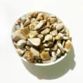 Bowl of natural mixed color crystal gravel for home fish tank and DIY decoration. - Coral Jade / 100g Pack