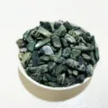 Natural green patterned crystal gravel stones for aquarium decor and DIY jewelry making - Rhyolite / 100g Pack
