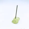 Grüner Naturkristall Rohstein Weihrauchstäbchen Halter - Citrin / 3-5CM