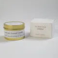 Handmade artisanal soy wax scented candle in gold tin with white gift box packaging - Gold Tin / Lavender