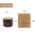 Small scented soy wax candle in brown glass jar with cardboard box packaging - Small (3.7X5cm Jar) / Lavender