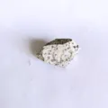 Natürlicher weißer Kristalstein Weihrauchhalter mit schwarzem gesprenkeltem Muster - Dalmatinerjaspis / 3-5CM