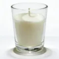 Elfenbeinfarbene geruchlose Kerze im klassischen Glasbecher für romantische Hochzeiten - Geruchlose Kerze / 103 Becher (6X5cm)