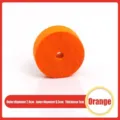 Small orange wooden wheel for DIY toy models, 28mm outer diameter craft accessory - Dia 2.8cm x Thickness 1cm / Orange