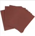 Reddish-brown rectangular sandpaper sheets for manual DIY models and woodworking - Sandpaper