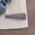 Paarse wollen vilt haarspeld voor herfst en winter, eenvoudige BB-clip voor meisjes. - Paars
