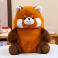 Adorable chubby red panda plush toy stuffed animal soft pillow doll for children gift decor - Red Panda / 40 cm