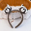 Cute plush raccoon animal headband for kids, soft cartoon hair accessory gift for girls - Raccoon / 14cm Size