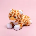 Adorable leopard plush toy with soft spotted fur and blue eyes, perfect gift for kids - Cheetah / 34cm