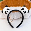 Adorable plush panda bear headband for children and girls cartoon hair accessories gift - Panda / 14cm Size