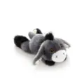 Niedliches liegendes Esel-Plüschtier mit floralem Ohrenmuster, perfektes Kindergeschenk - Esel / 19cm