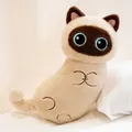 Adorable Siamese cat plush pillow, soft stuffed animal for sleeping and home decoration - 53*27cm / Cat-Brown