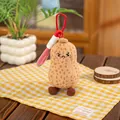 Adorable peanut plush keychain toy with angry face expression for bag accessory - 15cm / Peanut