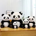 Set of five cute panda plush dolls in different sizes, ideal for children and holiday gifts - Cute Sitting Panda / 20cm