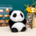 Adorabile mini peluche panda bianco e nero per collezioni di scatole a sorpresa. - 10cm / Panda