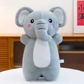 Adorabile peluche elefante grigio cuscino bambola per camera bambini o divano - Elefante Grigio / 23cm