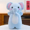 Adorabile cuscino di peluche a forma di elefante blu per cameretta e decorazione - Motivo Elefante Blu