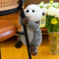 Realistic soft magnetic sea otter plush toy doll for fridge magnet or home decor - Sea Otter / 25cm