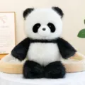 Soft and adorable fluffy panda plush toy for kids soothing and nursery companionship - Panda