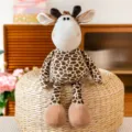 Morbido peluche giraffa giocattolo perfetto per regali di feste a tema foresta giungla - 25cm / Giraffa