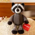 Peluche di procione di alta qualità ideale per regali di feste a tema foresta per bambini - Procione