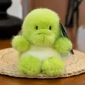 Cute soft green and white fluffy plush turtle toy pendant small gift for girls and children - 15cm / Turtle