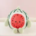 Cute watermelon plush toy soft stuffed animal fruit doll pillow for kids gift home decor. - Run Run Series (Run Run Watermelon) / 50cm