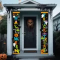 Πανό βεράντας Halloween με φαντάσματα και νεκροκεφαλές για τρομακτική διακόσμηση. - Στυλ 6 / 30x150cm