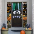 Ζευγάρι πανό για βεράντα Halloween με τρομακτικά σχέδια Night Party και Trick or Treat - Στυλ 10 / 30x150cm