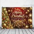 Fondo de fiesta de Navidad y Año Nuevo para fotografía festiva - SBJ-001 / 95x75cm