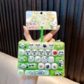 Decompression panda 26-key mechanical keyboard fidget toy keychain for student bags - Panda Theme 26-Key Style