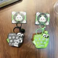 Adorable lot de porte-clés panda électronique pop fidget toy pour sacs d'école vert noir - Machine de Jeu Panda Whac-A-Mole / Machine de Jeu Panda Whac-A-Mole (1 Pièce)