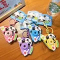Porte-clés colorés en forme de caméra panda en rose, violet, bleu et jaune vif, lot de 4 - Mignonne Appareil Photo de Projection Panda / Mignonne Appareil Photo de Projection Panda (1 Pièce)