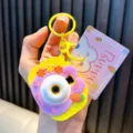 Llavero de cámara de proyección de conejo amarillo vibrante para decoración de bolsos - Conejo / Amarillo