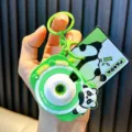 Cute green panda projection camera keychain toy accessory for creative backpack decoration - Panda Mini Projection Camera / Green