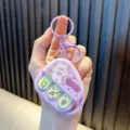 Simpatico portachiavi registratore vocale elettronico animale viola per le borse - Viola