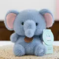 Adorable blue elephant plush toy stuffed animal doll for children birthday gift - Elephant / 16cm