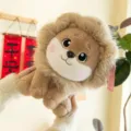 Adorable soft lion costume shiba inu plush toy for kids birthday gift plushie pillow - Lion Style / 35cm