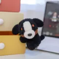Cute Bernese Mountain Dog plush toy doll with soft curly sherpa fabric for kids - Bernese Mountain Dog (11cm) / Bernese (Tricolor)