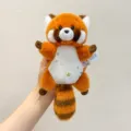 Simpatico ciondolo magnetico in peluche di panda rosso per frigorifero o decorazione - Red Panda / 20cm