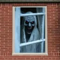 Halloween Window Cover Skull Ghost Banner Horror Prop for Party Home Wall Decor - 120x80cm / Skull Silhouette (C-001)