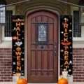 Decorative Halloween Trick or Treat and Happy Halloween porch banners for outdoor decor - Pattern 15 (SDL-015) / 30x150cm