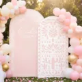 Mexikanische Party-Bogen-Hintergrundabdeckung für Babypartys und Hochzeiten - Mexikanisches Folk-Thema (GX-001) / Polyester (100x200cm+120x220cm)