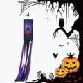 Halloween vampire windsock flag for outdoor garden hanging party atmosphere decor - Vampire (FT-001) / 10x100cm