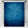 Professional deep blue textured photography background backdrop cloth for portrait video - Vintage Texture Style (SBJ-008) / 95x75cm / Dark Blue