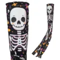 Halloween skeleton windsock flag for outdoor courtyard and holiday party decoration - Skeleton (FT-012) / 10x100cm