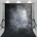 Large grey and black smoke textured photography backdrop made of durable polyester - SBJ-009 / 95x75cm / Dark Grey/Black