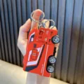 Creative red touring car keychain for school bag decoration - RV Model (5836552528270) / Red